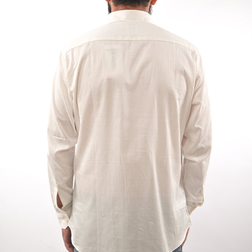 ZARA-MENS PREMIUM-SLIM FIT-CASUAL-COTTON-SHIRT | WHITE