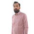 GUESS-LOS ANGELES-PRINTED-SLIM FIT-CASUAL SHIRT | LIGHT PINK