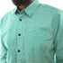 GUESS-LOS ANGELES-PRINTED-SLIM FIT-CASUAL SHIRT | GREEN