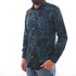 NEXT TROPICAL HAWAIIAN BATIK-SLIM FIT-CASUAL SHIRT | BLACK & BLUE