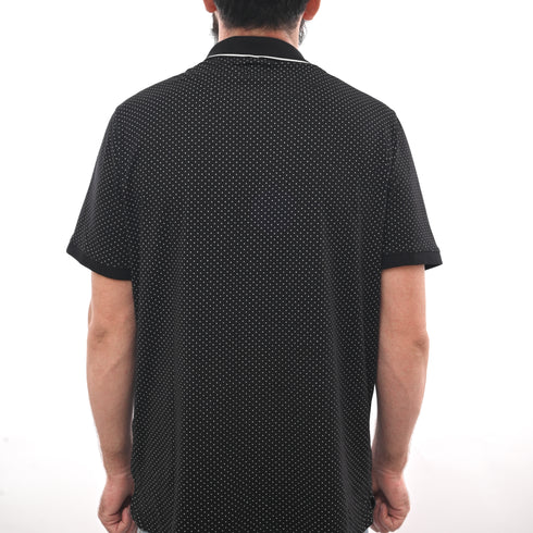 PENGUIN PRINTED POLO SHIRT | BLACK