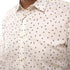NEXT SAND CLOCK PRINT-SLIM FIT-CASUAL SHIRT | WHITE