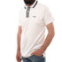 HUGO BOSS DERESO BLACK LOGO POLO SHIRT | WHITE