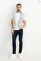 C&A MENS SKINNY JEANS-DARK BLUE