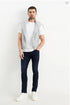 C&A MENS SKINNY JEANS-DARK BLUE