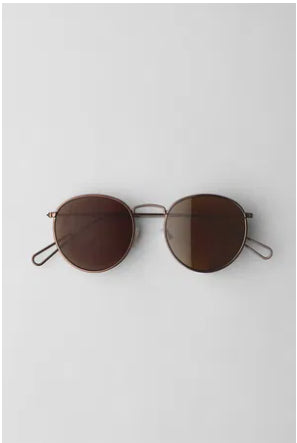 WEEKDAY MEN EXPLORE ROUNDED SUNGLASSES | BROWN