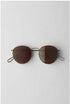 WEEKDAY MEN EXPLORE ROUNDED SUNGLASSES | BROWN