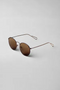 WEEKDAY MEN EXPLORE ROUNDED SUNGLASSES | BROWN