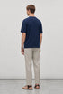 HERMES PARIS T-SHIRT LUXURY MERCERIZED COTTON | NAVY