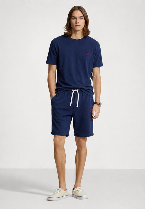 POLO RALPH LAUREN T-SHIRT & SHORT CO-ORD SET CUSTOM SLIM FIT | NAVY