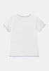 Guess Kids White T-Shirt with Graphic Logo – Soft cotton short-sleeve tee for boys & girls. Trendy, comfortable, and perfect for everyday wear. Shop now!