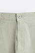 ZARA light sand skinny fit stretch chinos for men