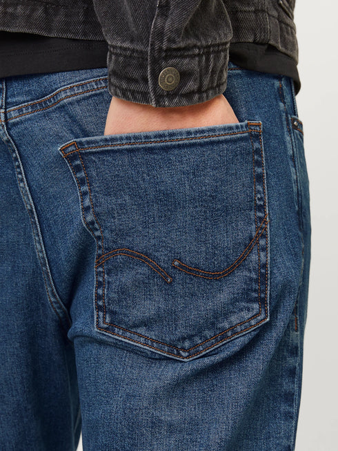 JACK & JONES relaxed fit dark blue jeans for men