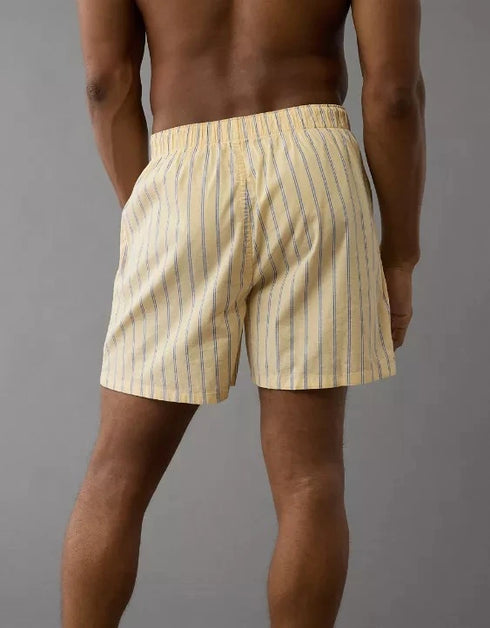AMERICAN EAGLE yellow striped boxer shorts for men