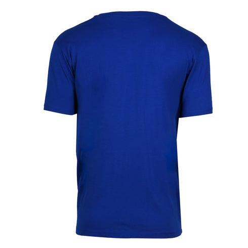 Blue Black Dot Milano Address T-Shirt, stylish and comfortable for men.