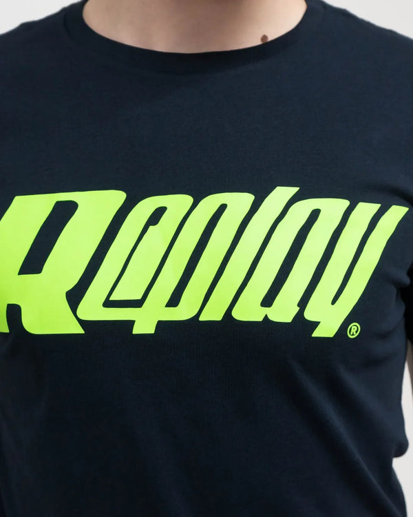 Replay Brand Print Black Crew-Neck T-Shirt – Casual & Stylish