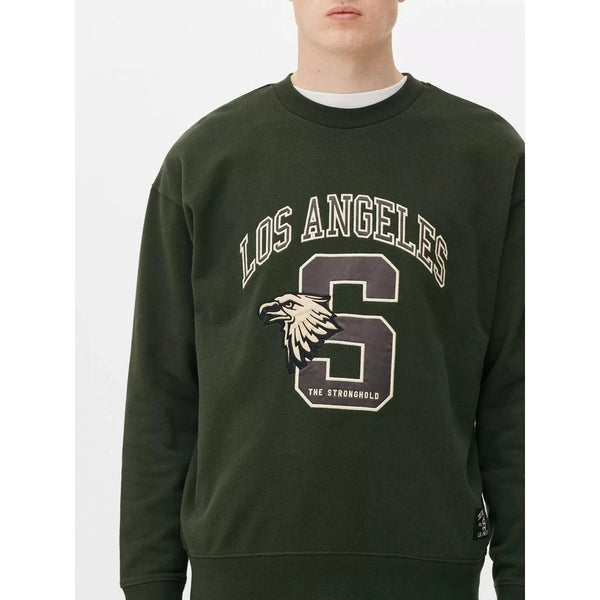 The Stronghold LA Graphic Sweatshirt - Green, premium men's sweatshirt