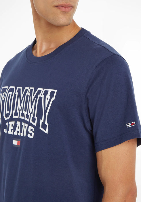 TOMMY JEANS ENTRY GRAPHIC TEE SHIRT | NAVY
