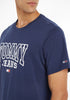 TOMMY JEANS ENTRY GRAPHIC TEE SHIRT | NAVY