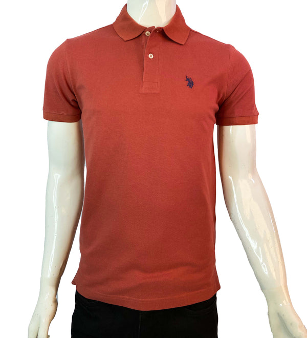 US POLO ASSN. GOLF PRO FIT SHORT SLEEVE POLO SHIRT | FOREST NIGHT