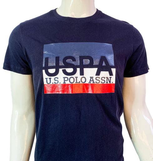 U.S POLO ASSN. CLASSIC PRINT T-SHIRT | NAVY BLUE