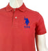 U.S POLO ASSN PIQUE PRINTED GRAPHIC POLO SHIRT | D.PEACH