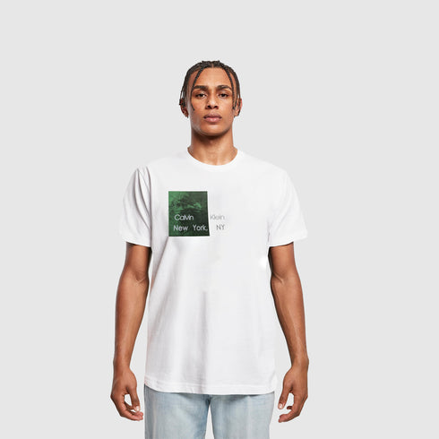 CALVIN KLEIN JEANS VARSITY LOGO T-SHIRT | WHITE