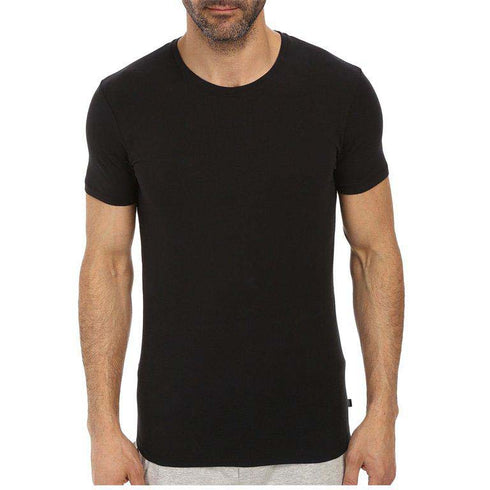 DIESEL FLEXIBLE CREW NECK T-SHIRT | BLACK