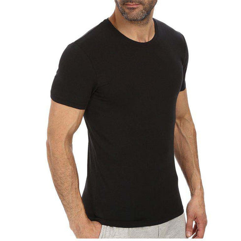 DIESEL FLEXIBLE CREW NECK T-SHIRT | BLACK
