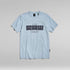 G-STAR RAW T-SHIRT SLIM FIT ROUND NECK-SKY BLUE