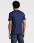 G-STAR RAW T-SHIRT SLIM FIT ROUND NECK-D BLUE