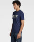 G-STAR RAW T-SHIRT SLIM FIT ROUND NECK-D BLUE