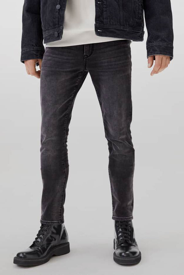 C&A MENS SKINNY JEANS-DENIM BLACK