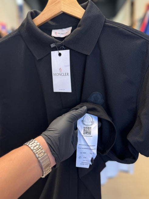 MONCLER - LUXE POLO SHIRT | BLACK