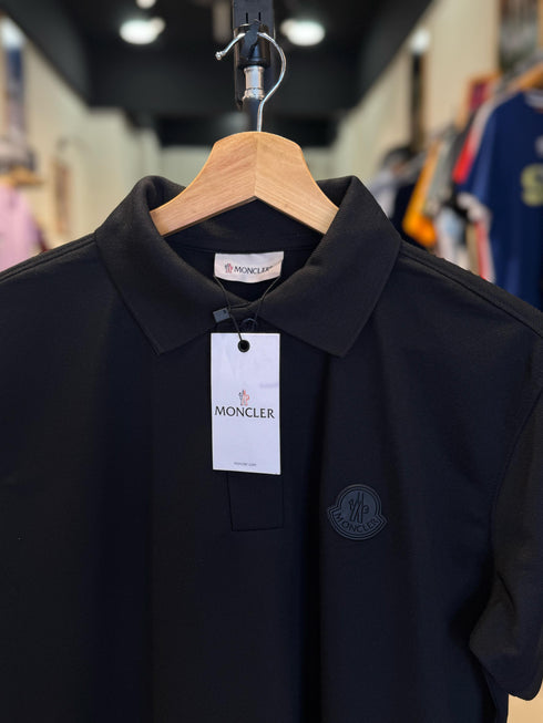 MONCLER - LUXE POLO SHIRT | BLACK