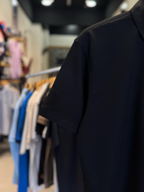 MONCLER - LUXE POLO SHIRT | BLACK