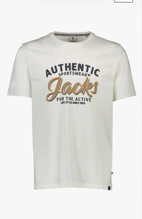 JACK'S T-SHIRT COMFORT FIT | WHITE