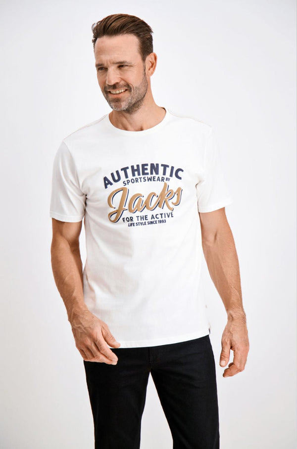 JACK'S T-SHIRT COMFORT FIT | WHITE