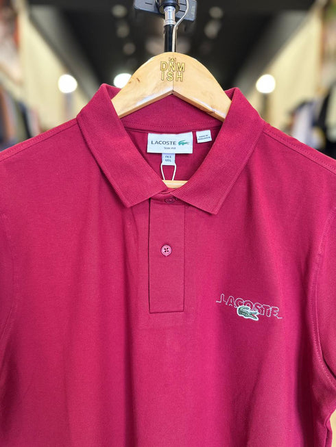 LACOSTE MEN'S SLIM FIT ORIGINAL L.12.12 POLO | MAROON