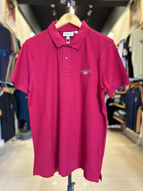 LACOSTE MEN'S SLIM FIT ORIGINAL L.12.12 POLO | MAROON
