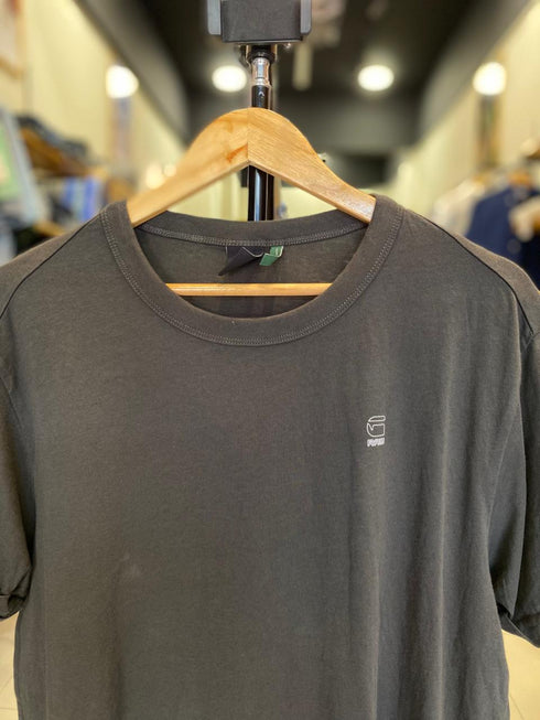 G-STAR MEN'S CREW NECK SHORT SLEEVE T-SHIRT | OLIVE GREEN