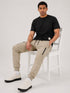 CLAYTON STREET CULTURE PLUSH JOGGER TROUSER | BEIGE