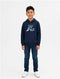 MONOPRIX TEENS GRAPHIC PULLOVER HOODIE | DARK NAVY