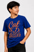 ALL BASICS GRAPHIC T-SHIRT CAL GRIZZLIES PRINT | ROYAL BLUE