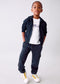 MANGO KIDS ZIP-UP SWEATSHIRT | NAVY BLUE