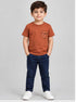 FAVORITES KIDS HAPPY DAY GRAPHIC T-SHIRT | RUST ORANGE