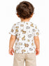 PRIMARK KIDS ANIMAL PRINT T-SHIRT | WHITE