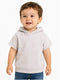 ZARA BABY SHORT SLEEVE HOODED SWEATSHIRT | LIGHT BEIGE