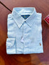 POLO RALPH LAUREN SLIM FIT LINEN SHIRT | ICE BLUE