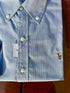 POLO RALPH LAUREN SLIM FIT OXFORD SHIRT | SKY BLUE STRIPE